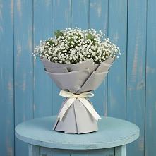 Букет Белые гипсофилы в Петушках Букет цветов из:  Гипсофила в Петушках