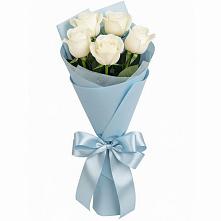 5 Белых роз Проуд в Петушках Букет 5 Белых роз Проуд в Петушках
