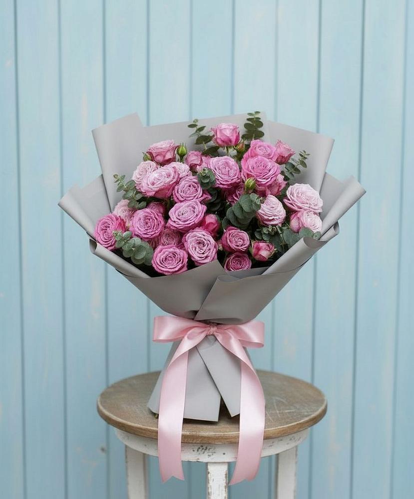 Композиция Яркий комплимент в Петушках Букет цветов из: Розы в Петушках