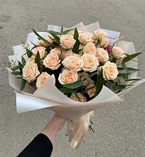 Букет Кремовые розы Латте в Петушках