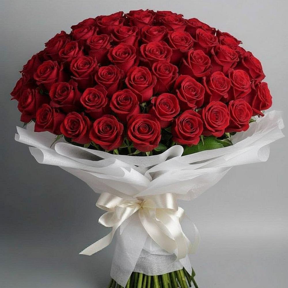 101 Красная роза Блэк Мэджик в Петушках Букет 101 Красная роза Блэк Мэджик в Петушках