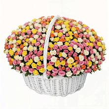 Премиум корзина Кустовых Роз в Петушках Премиум букет из: Розы в Петушках