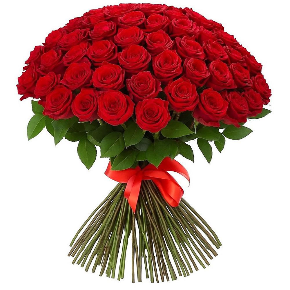 Букет Красные розы Блэк Меджик в Петушках