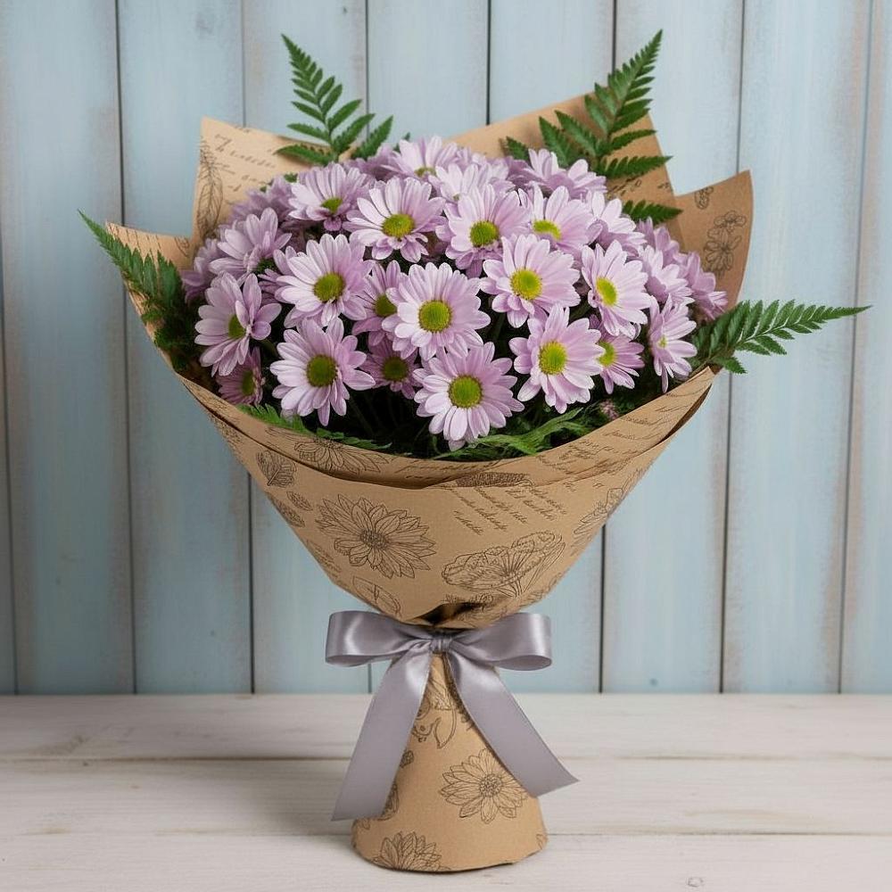 Букет соблазн в Петушках Букет цветов из: Хризантемы в Петушках