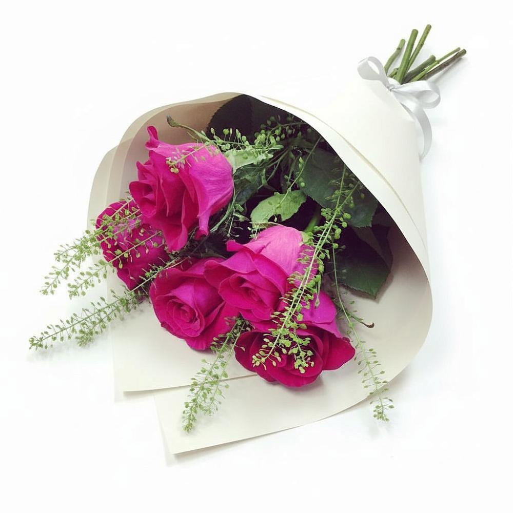 Букет ярко-розовый в Петушках Букет цветов из: Розы в Петушках