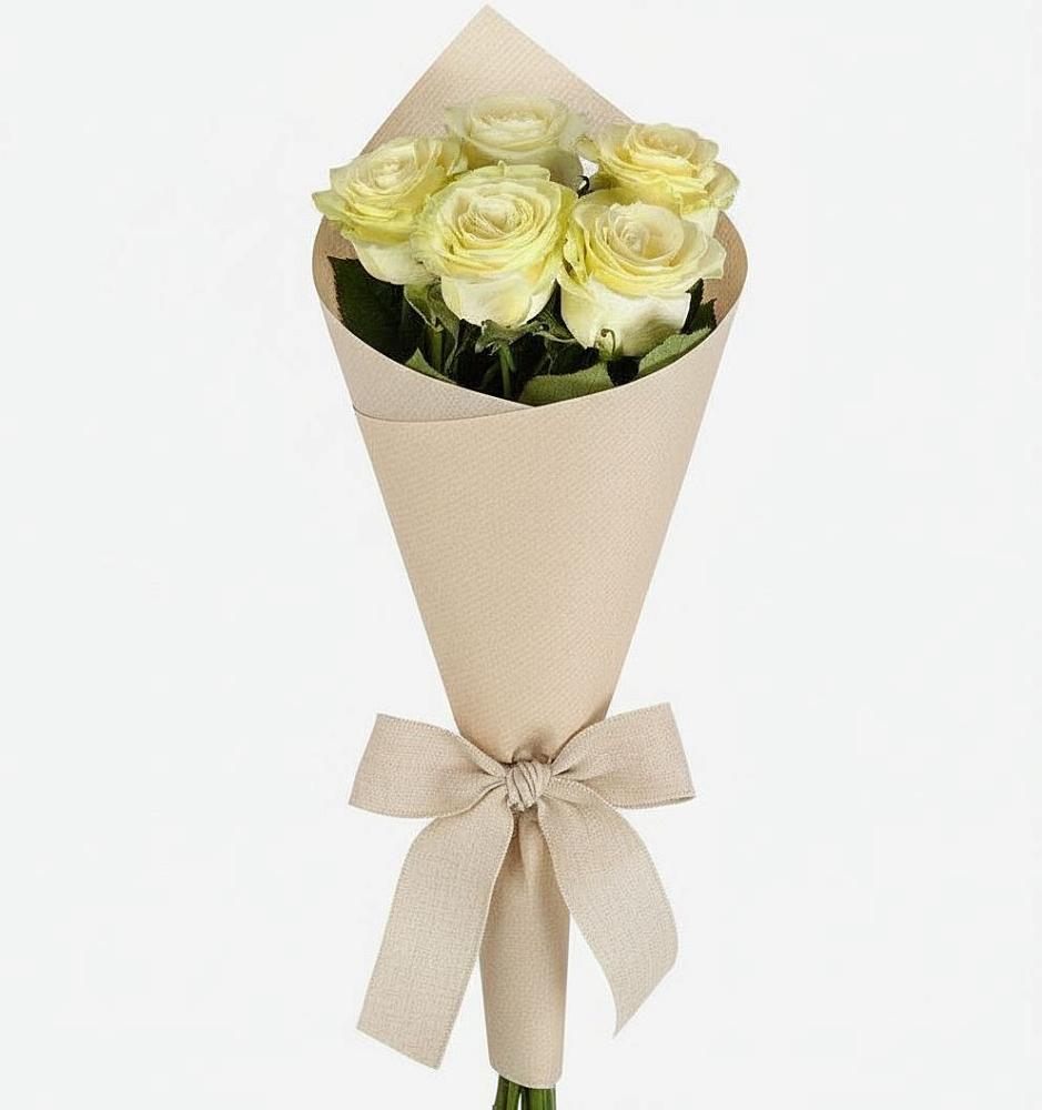 Букет белые крылья в Петушках Букет цветов из: Розы в Петушках