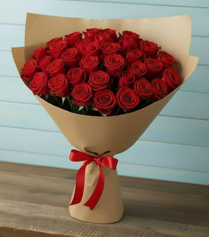 Красные розы Милано в Петушках Букет Красные розы Милано в Петушках