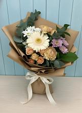 Букет цветов из:  Герберы и Хризантемы #REPLACE_PRED# Петушках