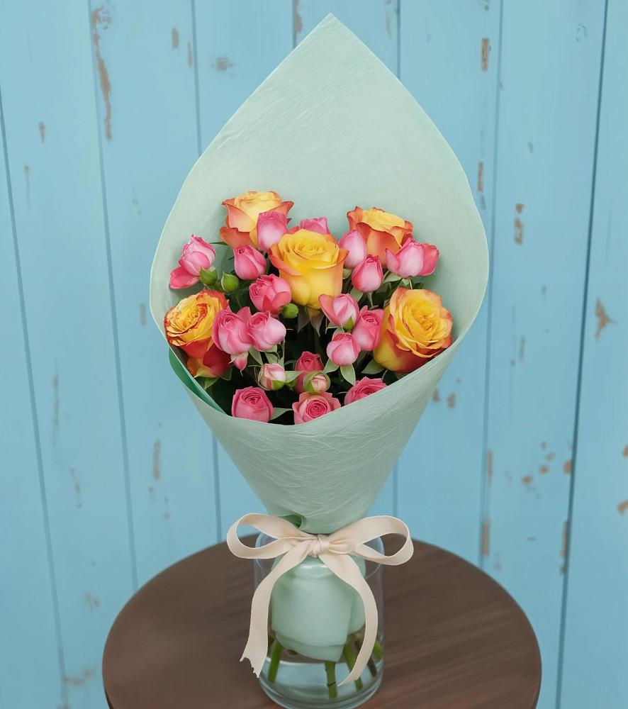 Букет Отличное настроение в Петушках Букет цветов из: Розы в Петушках