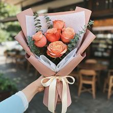 Букет персиковый аромат в Петушках Букет цветов из:  Розы в Петушках