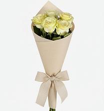 Букет белые крылья в Петушках Букет цветов из:  Розы в Петушках