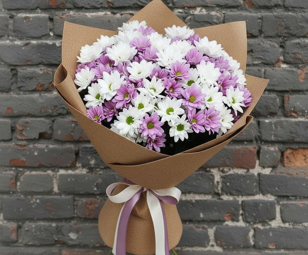 Букет грани совершенства в Петушках Букет цветов из: Хризантемы в Петушках