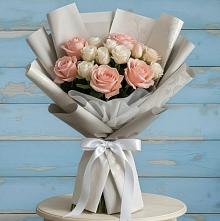 Букет Нежное облако в Петушках Букет цветов из:  Розы в Петушках