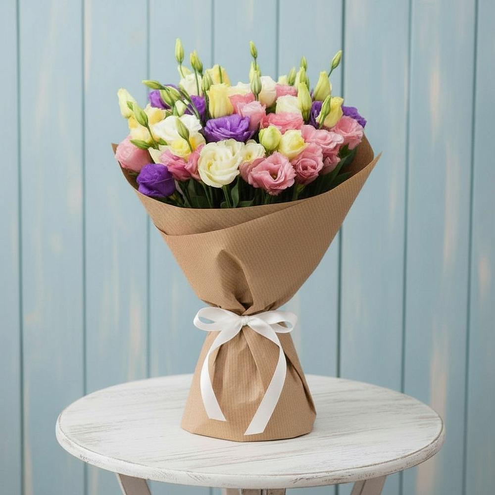 Букет цветов из: Лизиантусы в Петушках