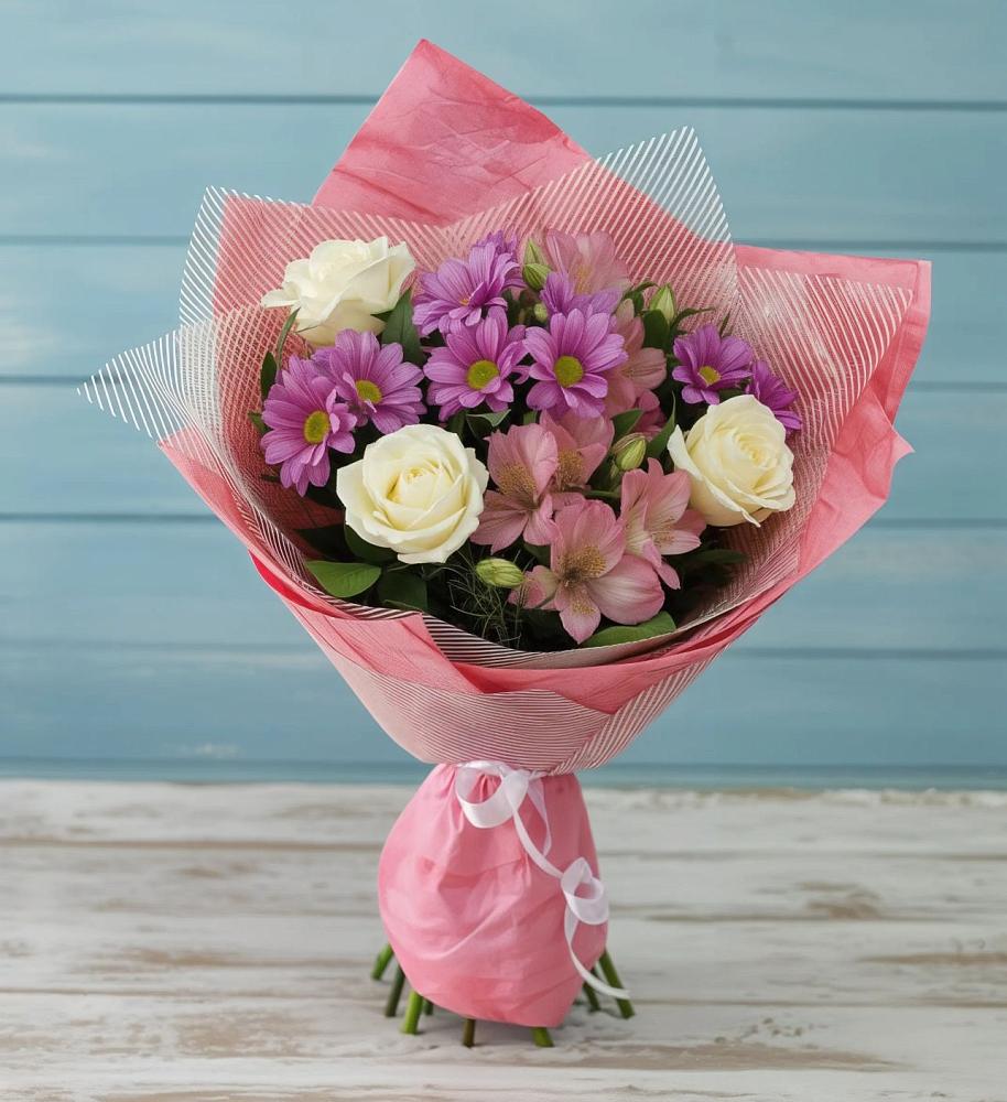 Букет комплимент в Петушках Букет цветов из: Герберы в Петушках