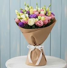 Букет Цветная эустома в Петушках Букет цветов из:  Лизиантусы в Петушках