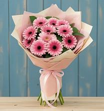 Букет пурпурно-розовый в Петушках Букет цветов из:  Герберы в Петушках