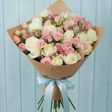 Букет романтичный подарок в Петушках Букет цветов из:  Розы в Петушках